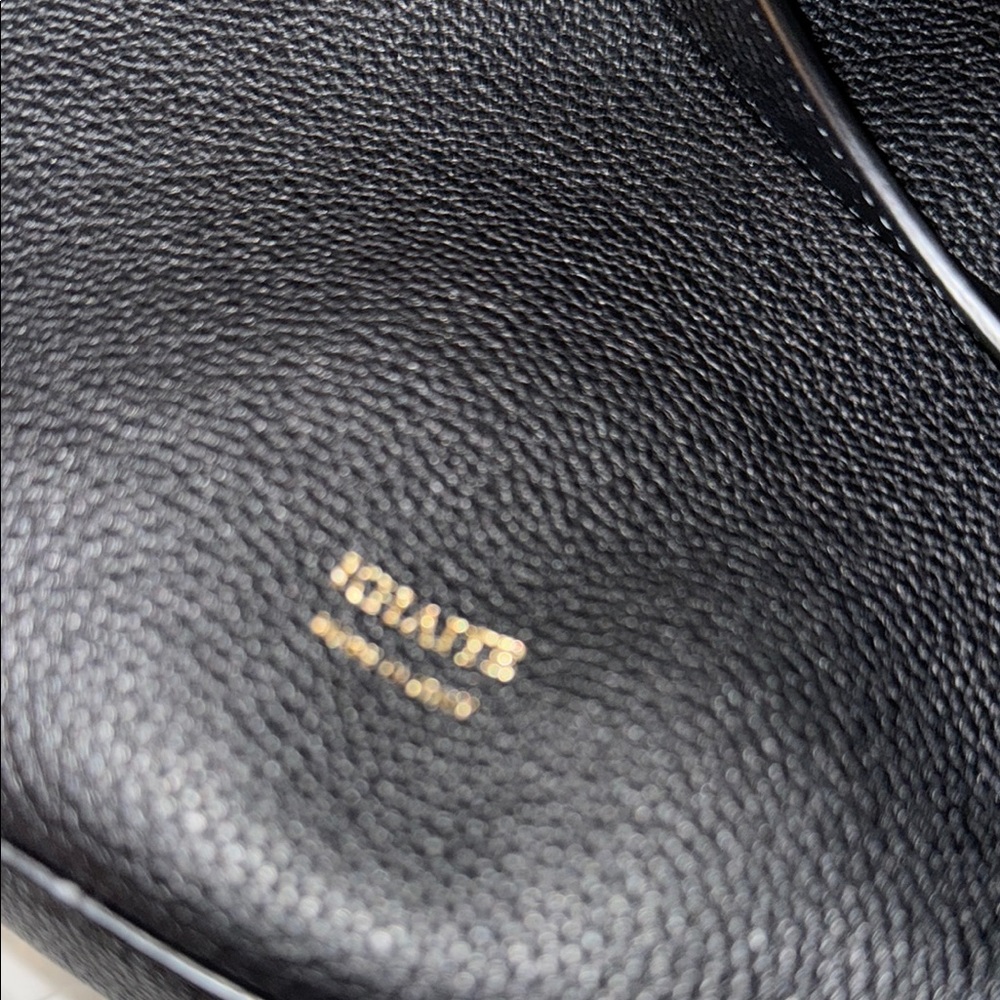KHAITE Black Hobo Bag with Crescent Shape and Thick Strap - Picture 2 of 8